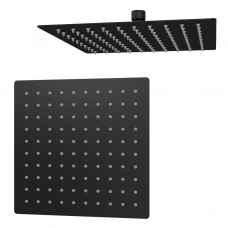 Black Square Fixed Shower Head